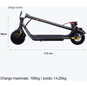 Trottinette électrique WISPEED E830 Gris