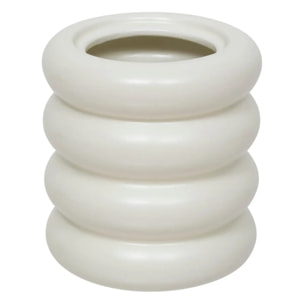 Boîte déco "Mike" céramique blanc 14,711,2cm