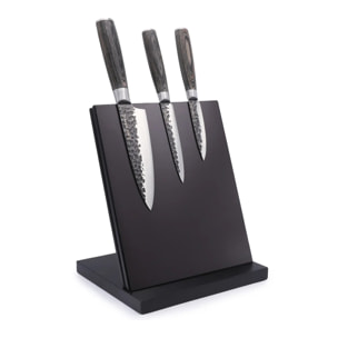 Bloc magnétique de 3 couteaux