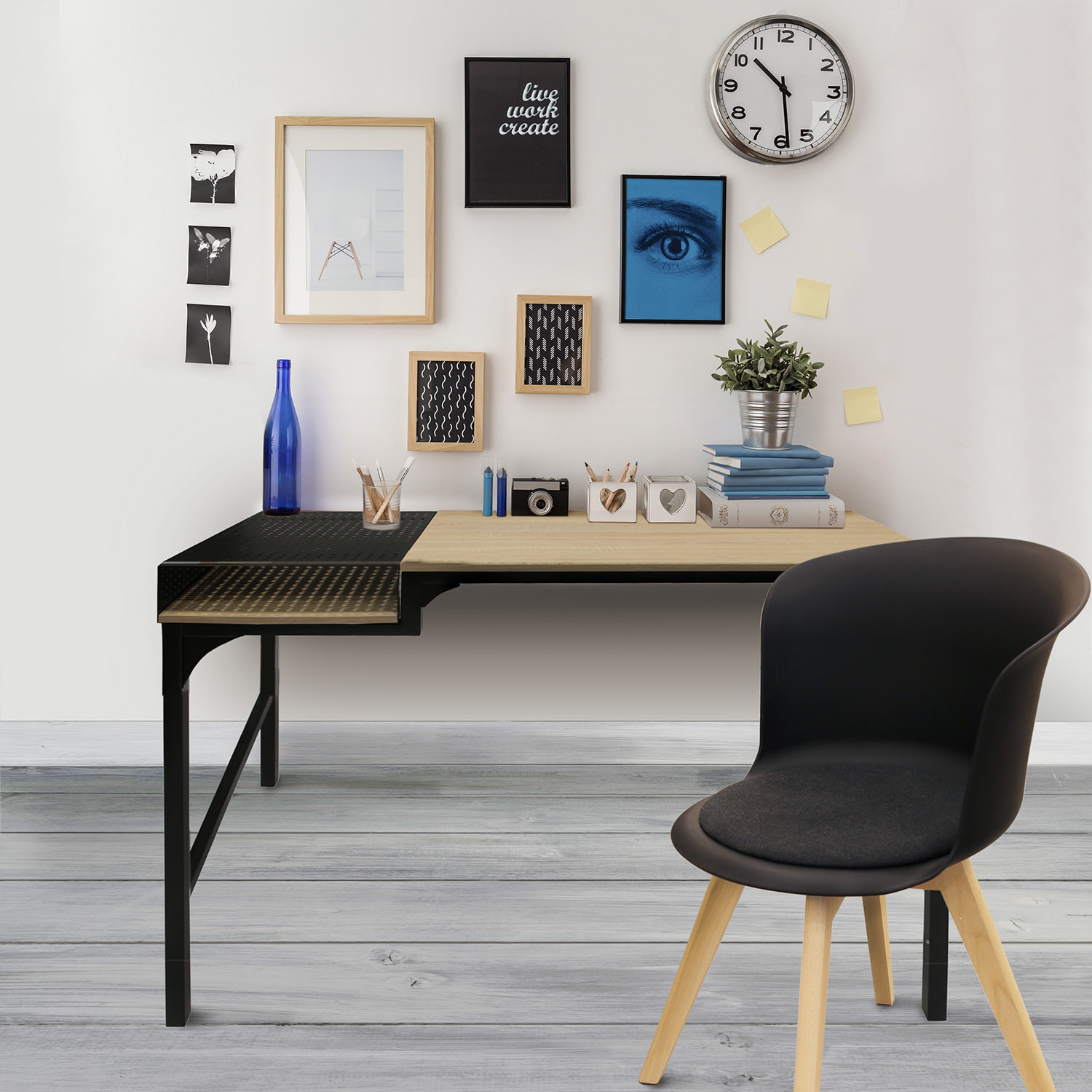 Chaise Enko Noir - Lot De 2