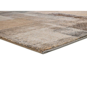 CREAM Alfombra geométrica en tonos beige, varias medidas disponibles