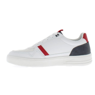 Armata di Mare Scarpe Uomo Sneakers Casual Stringate con Soletta Rimovibile in Memory Foam AMU S24M534 Off White Red