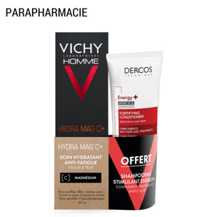 Hydra Mag C+ - Soin hydratant anti-fatigue 50 ml + Dercos Energy+ format voyage