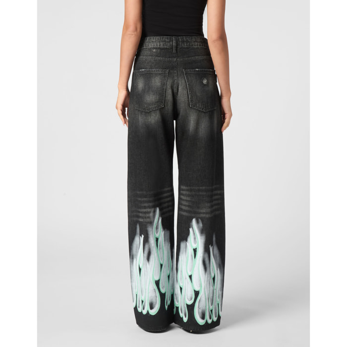 PHILIPP PLEIN Jeans Skater fit FLAME