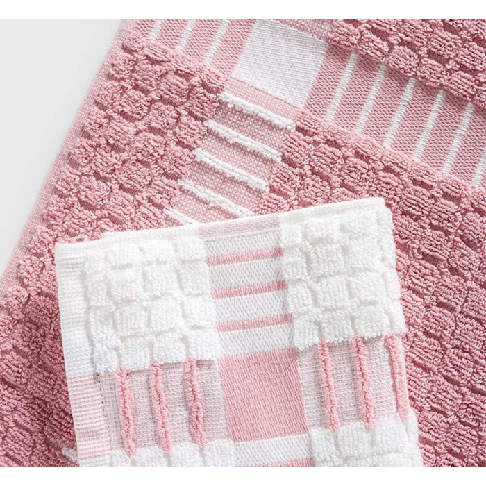 Set 2 trapos Sam color rosa 100% Algodón