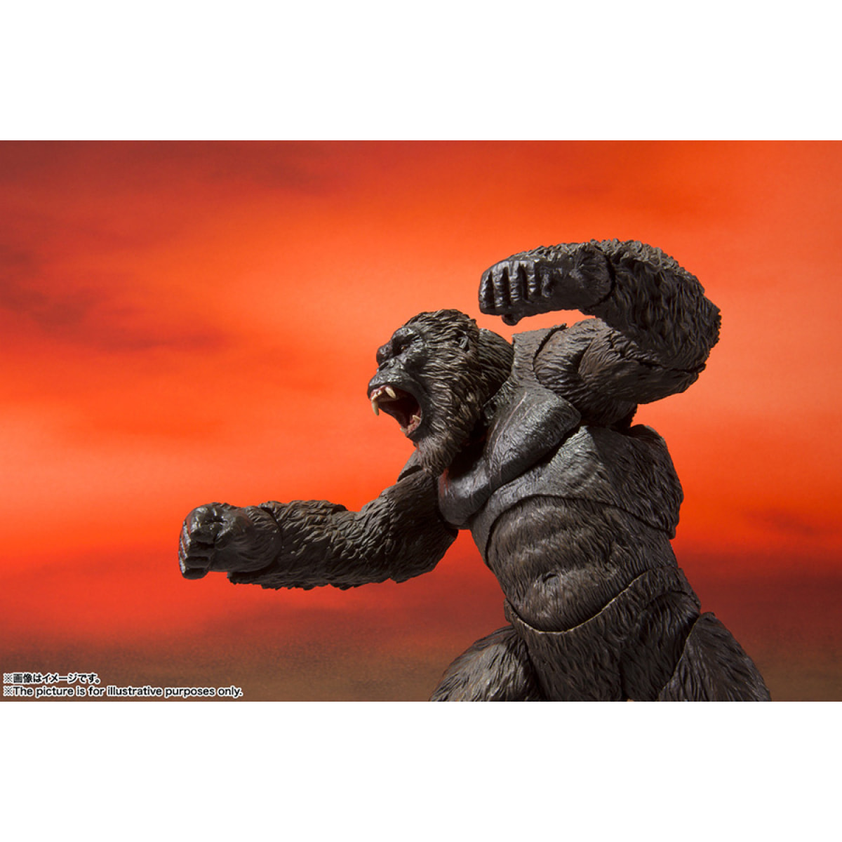 Godzilla Vs Kong Kong Monsterarts Action Figura Bandai