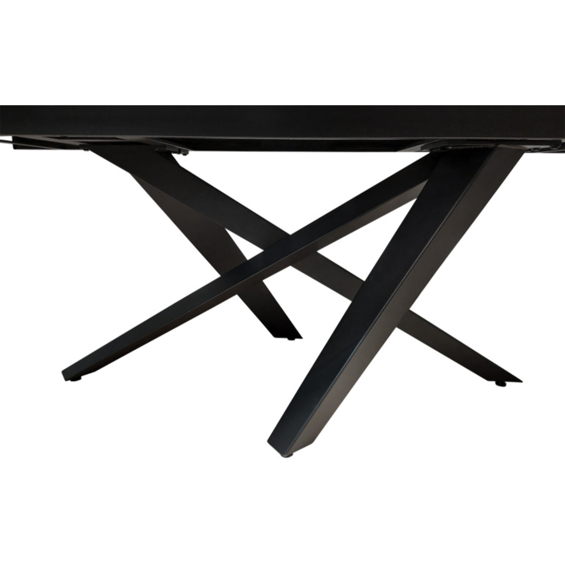 Table de repas extensible en céramique & métal 180/260 cm - DRIO