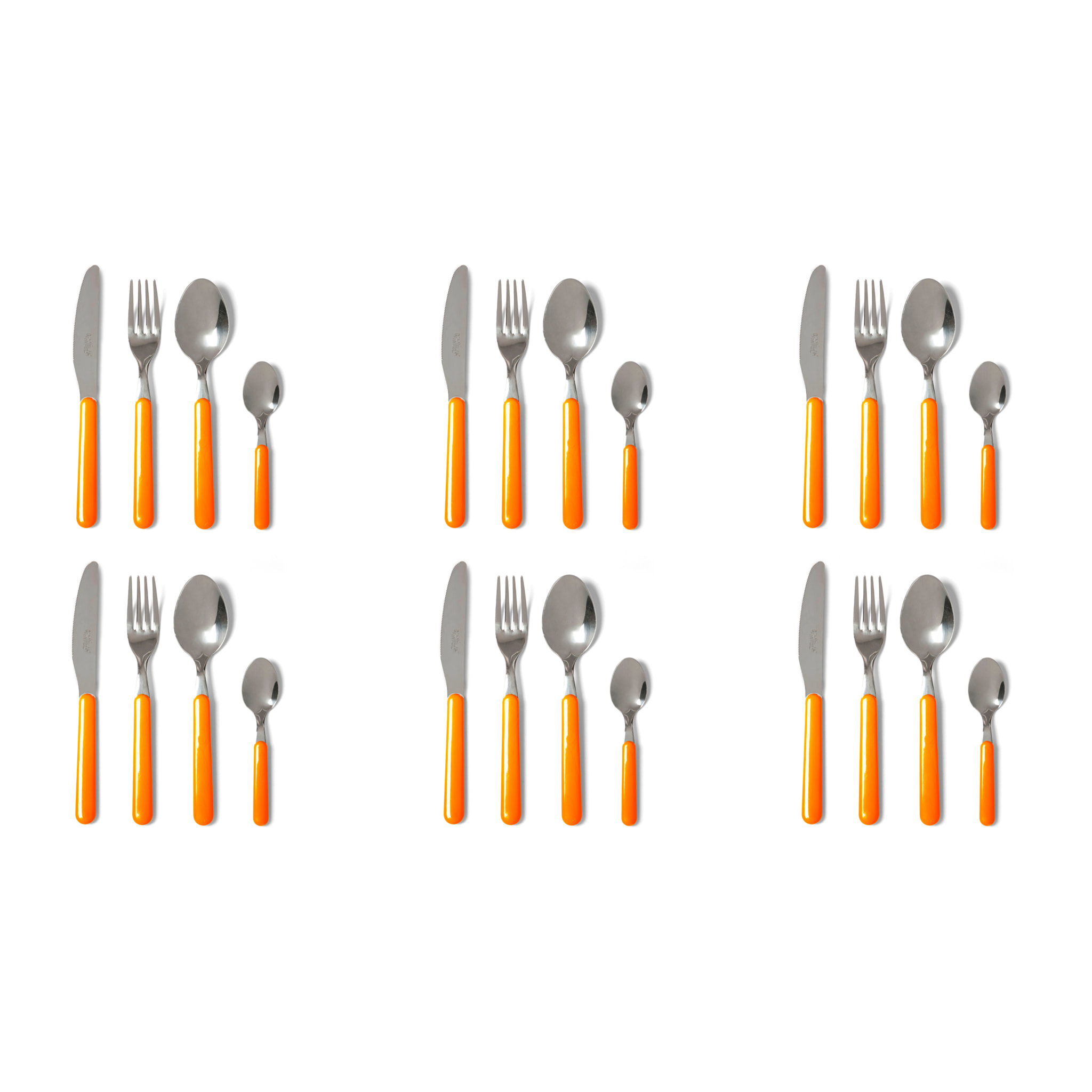 Servizio 24 posate Excelsa – Fashion, Acciaio Arancio