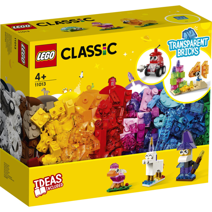 LEGO CLASSIC 11013 - MATTONCINI TRASPARENTI CREATIVI