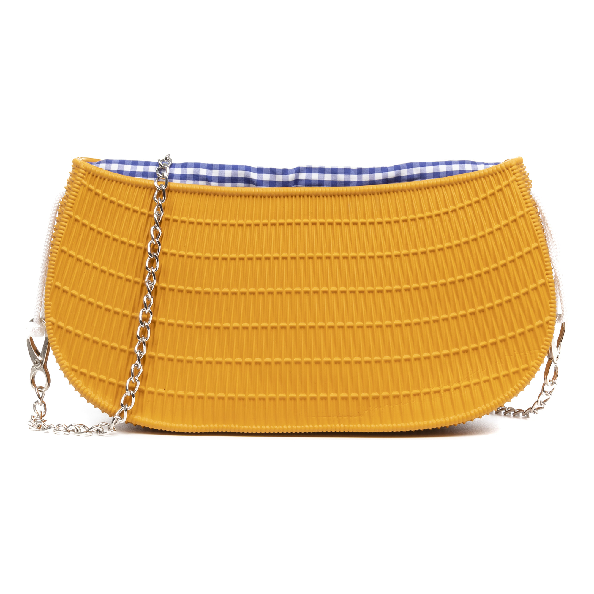 Villarosa bolso bandolera, de goma eva grabado con patrón de diseño, bolsa interior estampada.