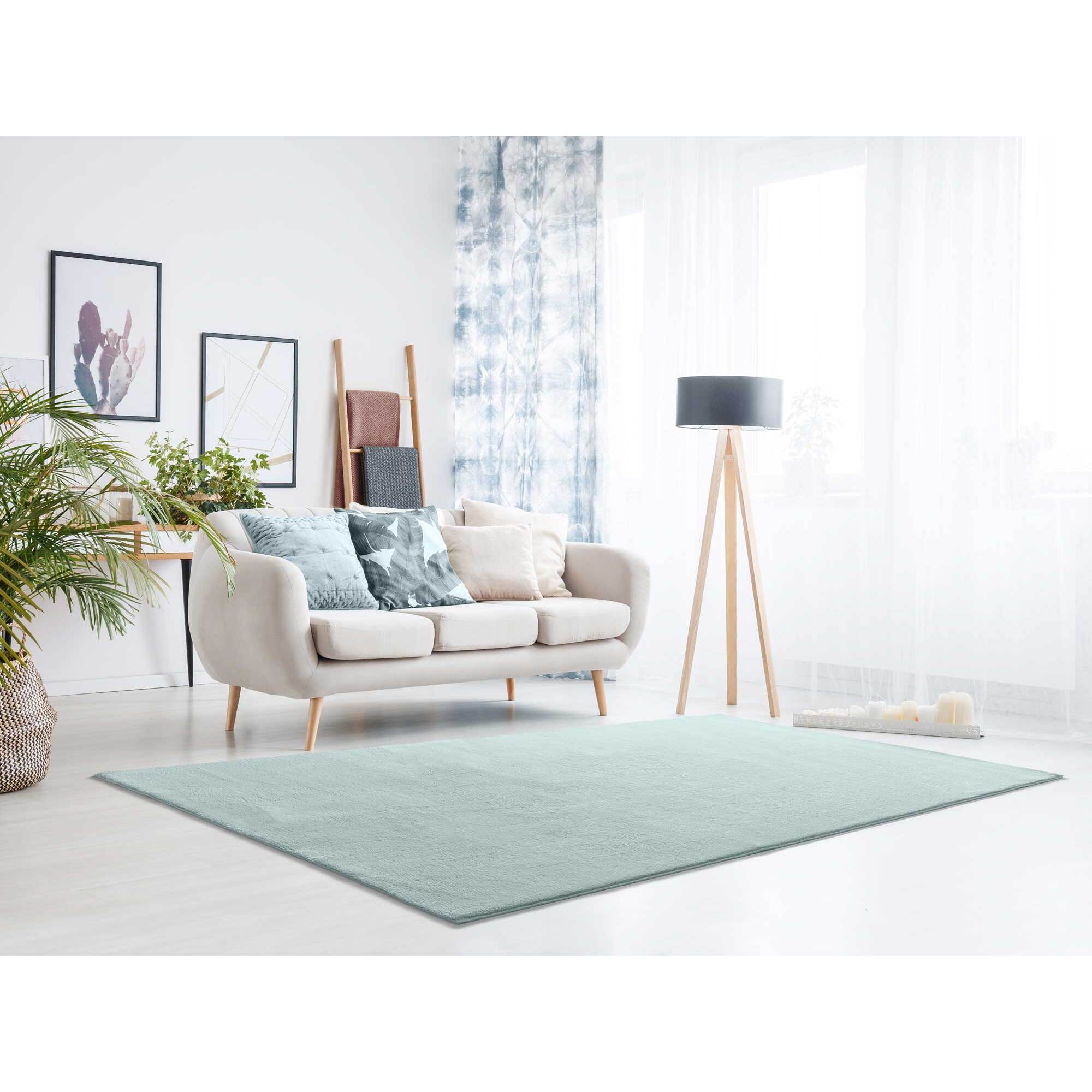 LOFT Alfombra lavable en color azul, varias medidas disponibles