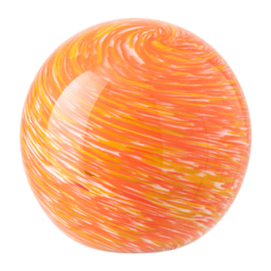 J-Line Presse-papier Balle - verre - orange - medium