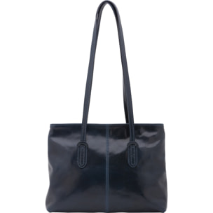 Borsa a spalla da donna - Modello Iduna Lux - Vera pelle - 35.0 x 26.0 x 12.0 cm