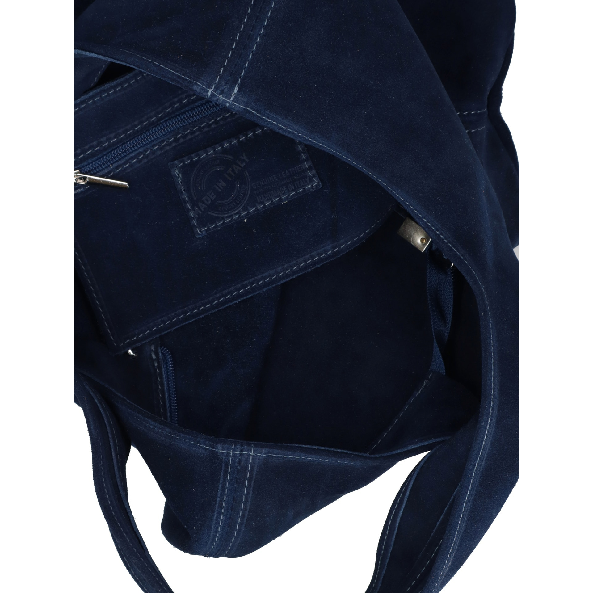 Borsa a mano da donna Made in Italy - Modello Valeria Chic - 100% pelle - 40.0 x 35.0 x 15.0 cm