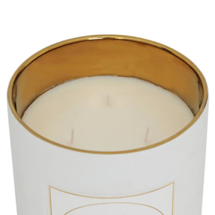 Bougie parfumée Lucia 1800g pot céramique santal