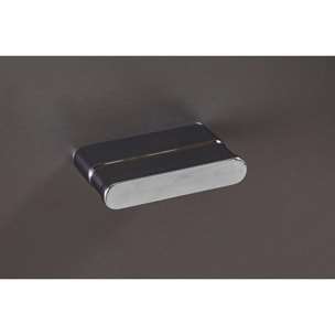 Meuble TV gris & effet bois L 210cm - TONY