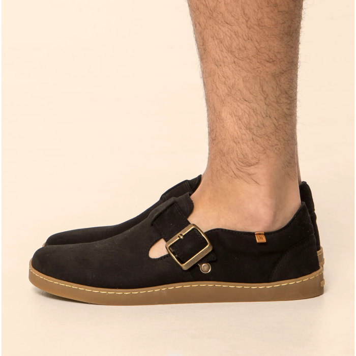 Zapatos N5913 NOBUCK LAVADO BLACK/ ORIGEN color Black