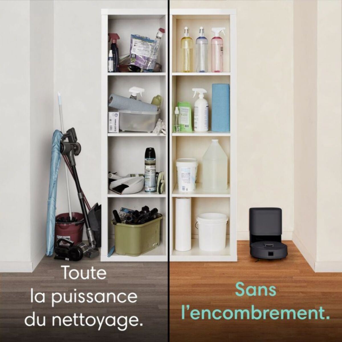 Robot Aspirateur Laveur IROBOT Roomba Mini Noir F155040