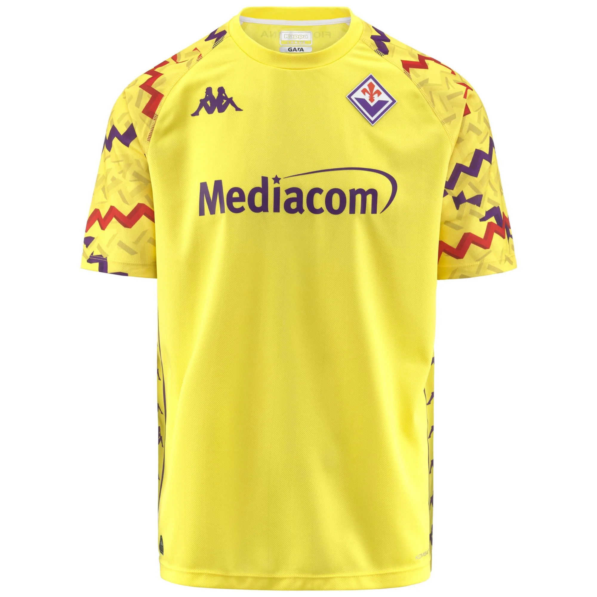 Kappa - Maglie gioco Uomo Giallo - Kombat Gk 2025 Fiorentina