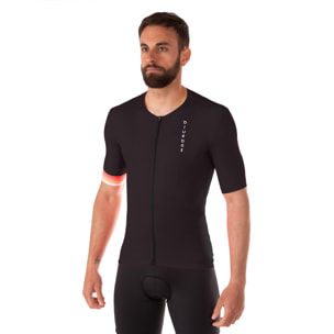 MAILLOT DE CICLISMO MANGA CORTA PARA HOMBRE BLUEBALL EN NEGRO CON LOGO BLANCO