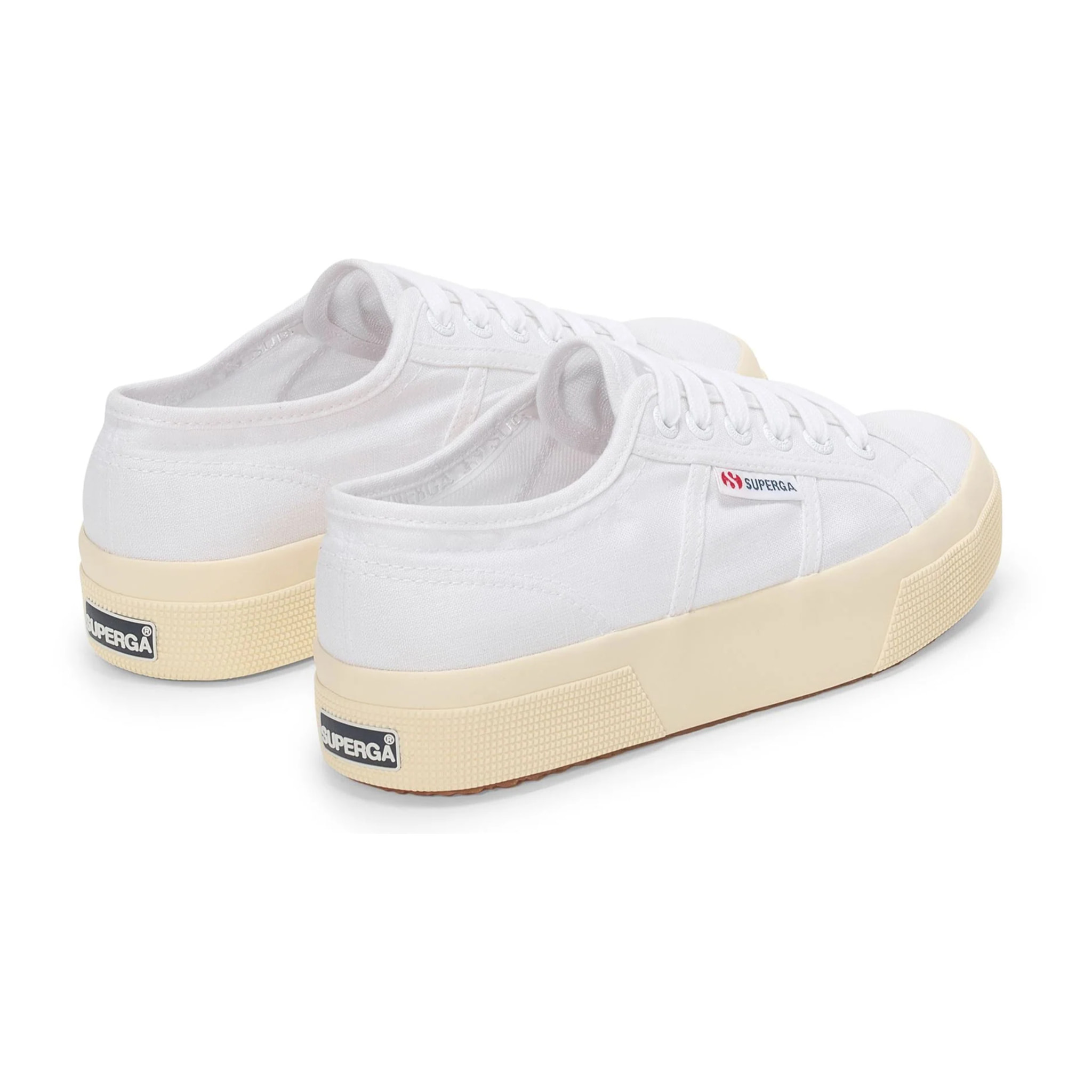 Scarpe da donna Superga Grigio 2740 Platform Linen