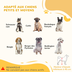 Barrière de sécurité chien barrière autoportante longueur réglable dim. 104-183L x 36l x 69H cm bois pin verni acier noir