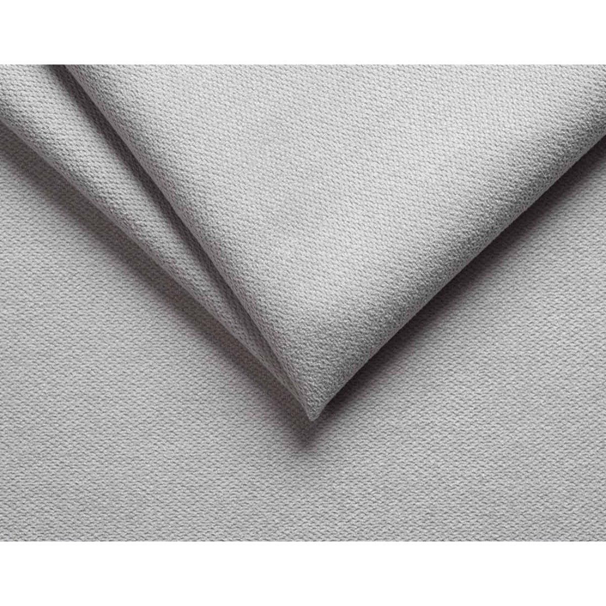 Julia - canapé 3 places convertible couchage quotidien matelas 14 cm en tissu - Gris clair