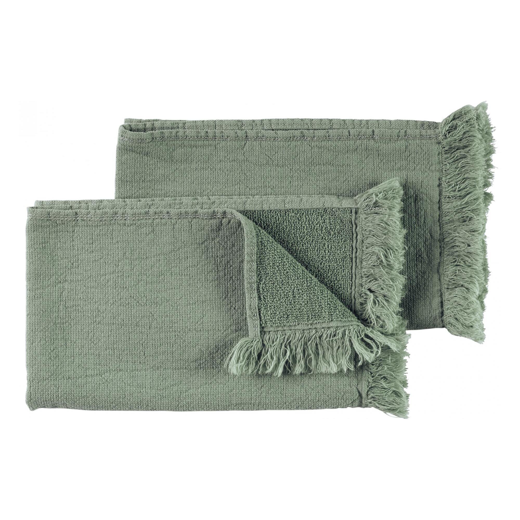 Lot de 2 serviettes invités Luna