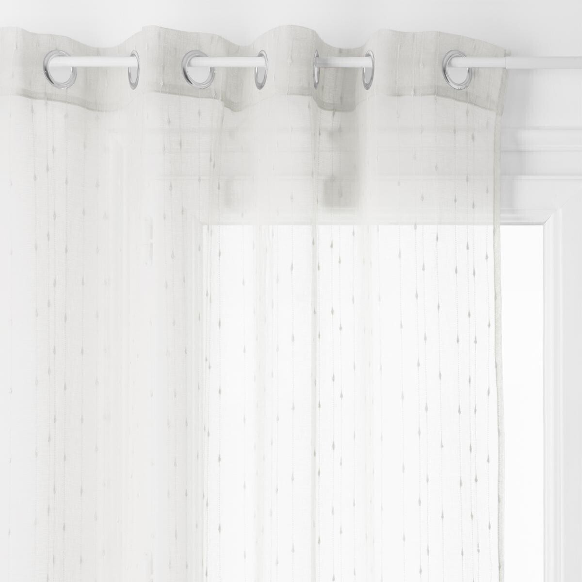 Voilage "Anissa" - ivoire - 140x240 cm