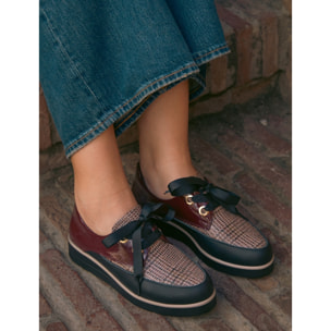 Zapatos de Piel - Multicolor - Tacón: Bajo