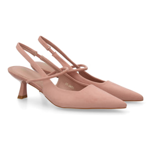 Zapatos de tacon destalonados elegantes