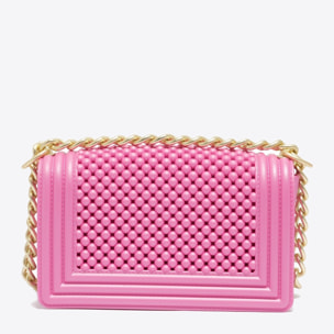 Borsa a mano da donna - Modello False - 100% Pvc - 19.0 x 11.0 x 6.5 cm