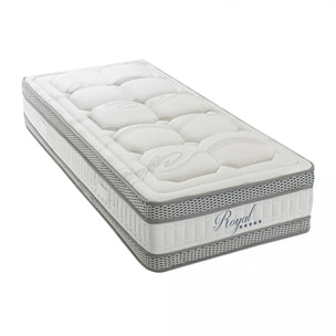 Ensemble Royal 5* 1 place | Matelas memoire de forme avec sommier en bois