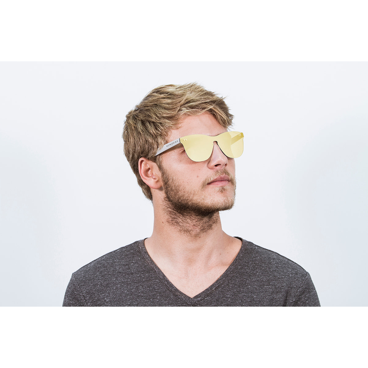 GAFAS DE SOL SUNPERS SAN FRANCISCO FLAT PC TEMPLE de color Dorado