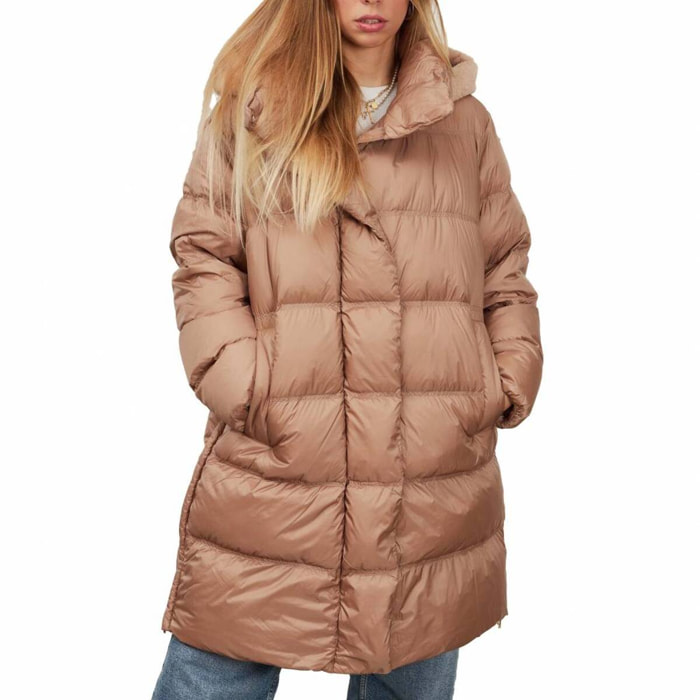 Abrigos Mujer de la marca GEOX  modelo W TAHINA LONG JKT MARRON