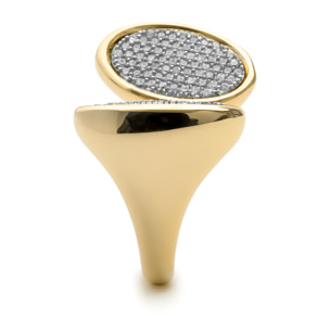 Anillo Avihe acabado oro amarillo 18k