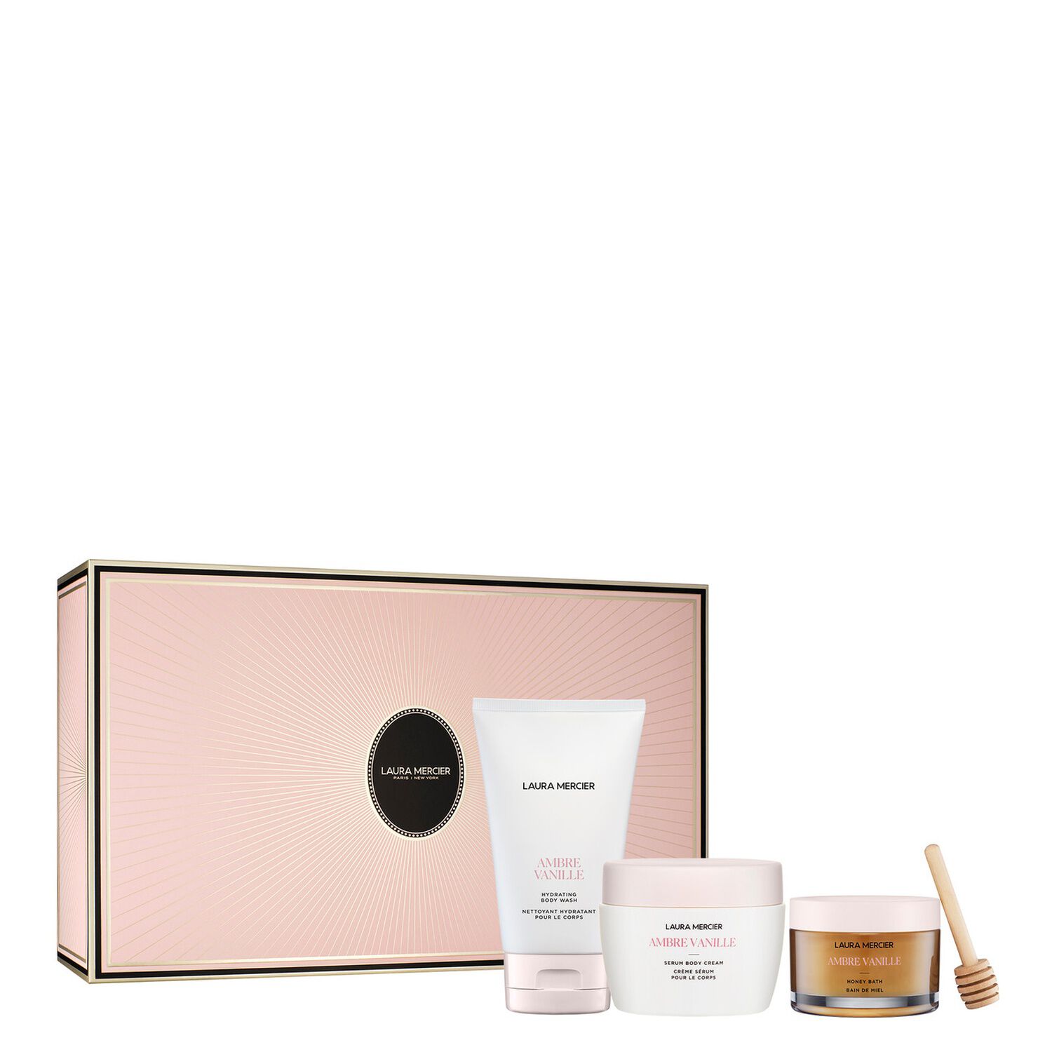 Delicious & Decadent - Ambre Vanille Collection - Coffret Crème Sérum Corps 200ml + 2 Produits