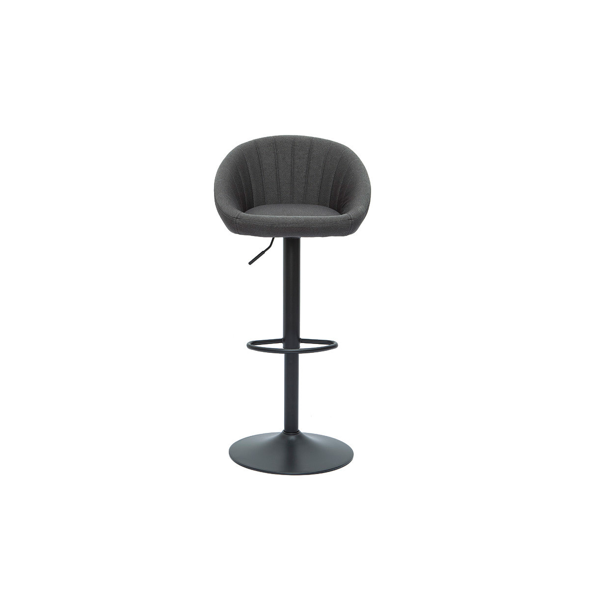 Tabourets de bar réglables design gris anthracite (lot de 2) SHERU