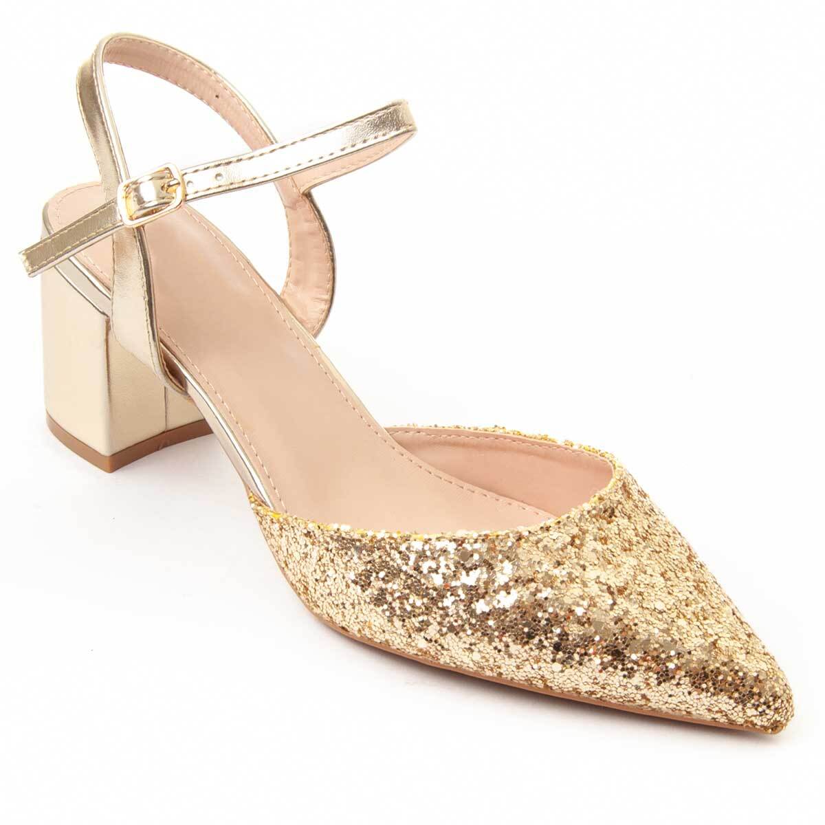 Zapatos de Tacón - Dorado - Altura: 7 cm