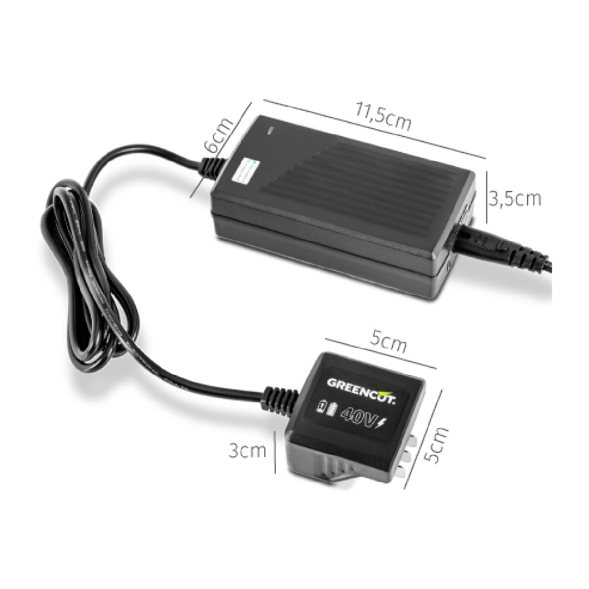 Cargador de baterías para herramientas de jardinería - Greencut CBT400L