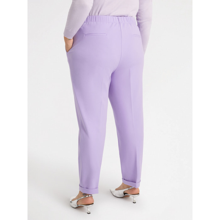 Fiorella Rubino - Pantalones rectos elegantes - Violeta