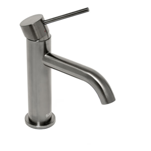 Aurum mitigeur de lavabo, sans vidage, gun métal brossé SATBAUR271BGM avec une garantie de 5 ans