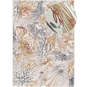 AMARA Alfombra abstracta con relieve multicolor, varias medidas disponibles.