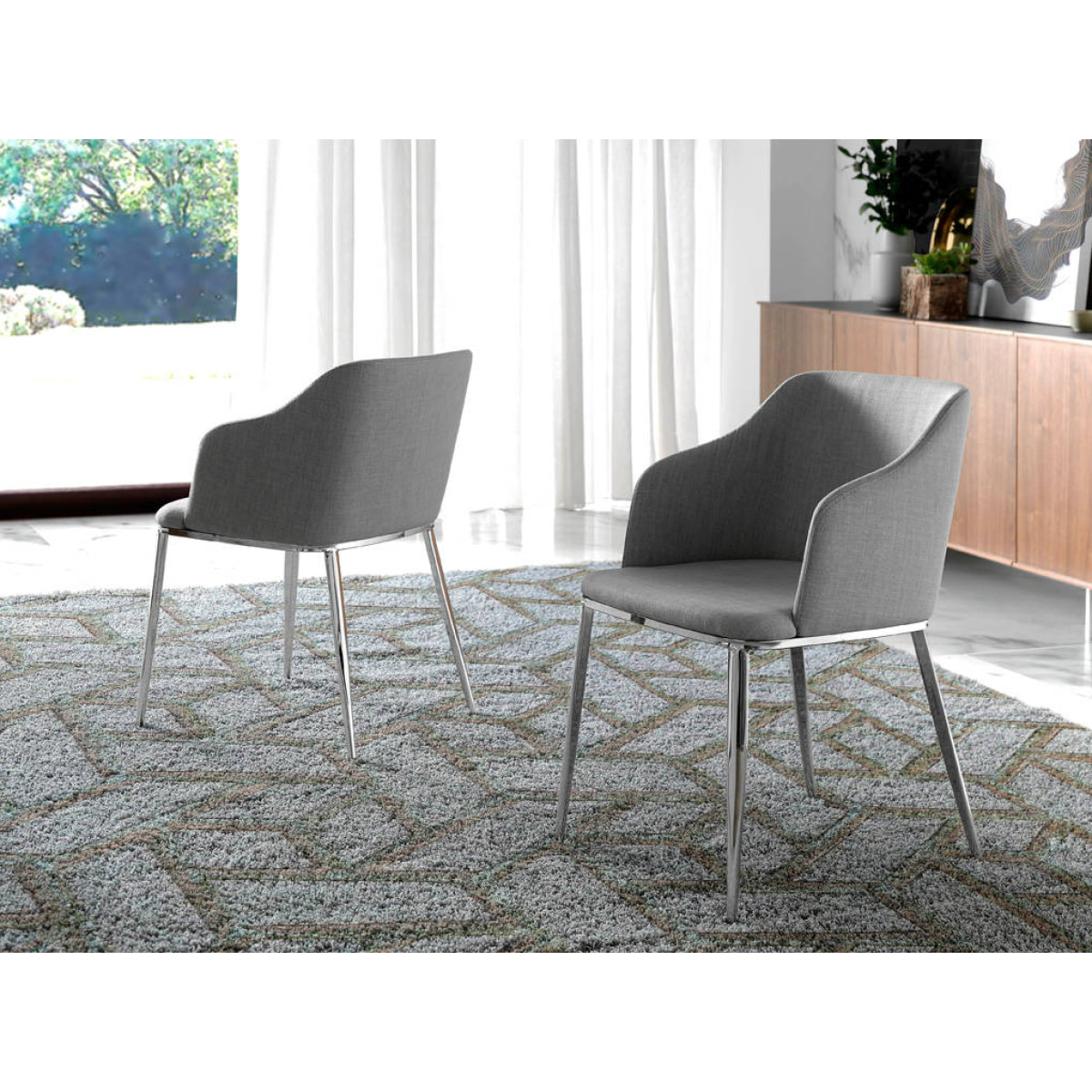 Silla Angel Cerda de tela 51x56x79cm