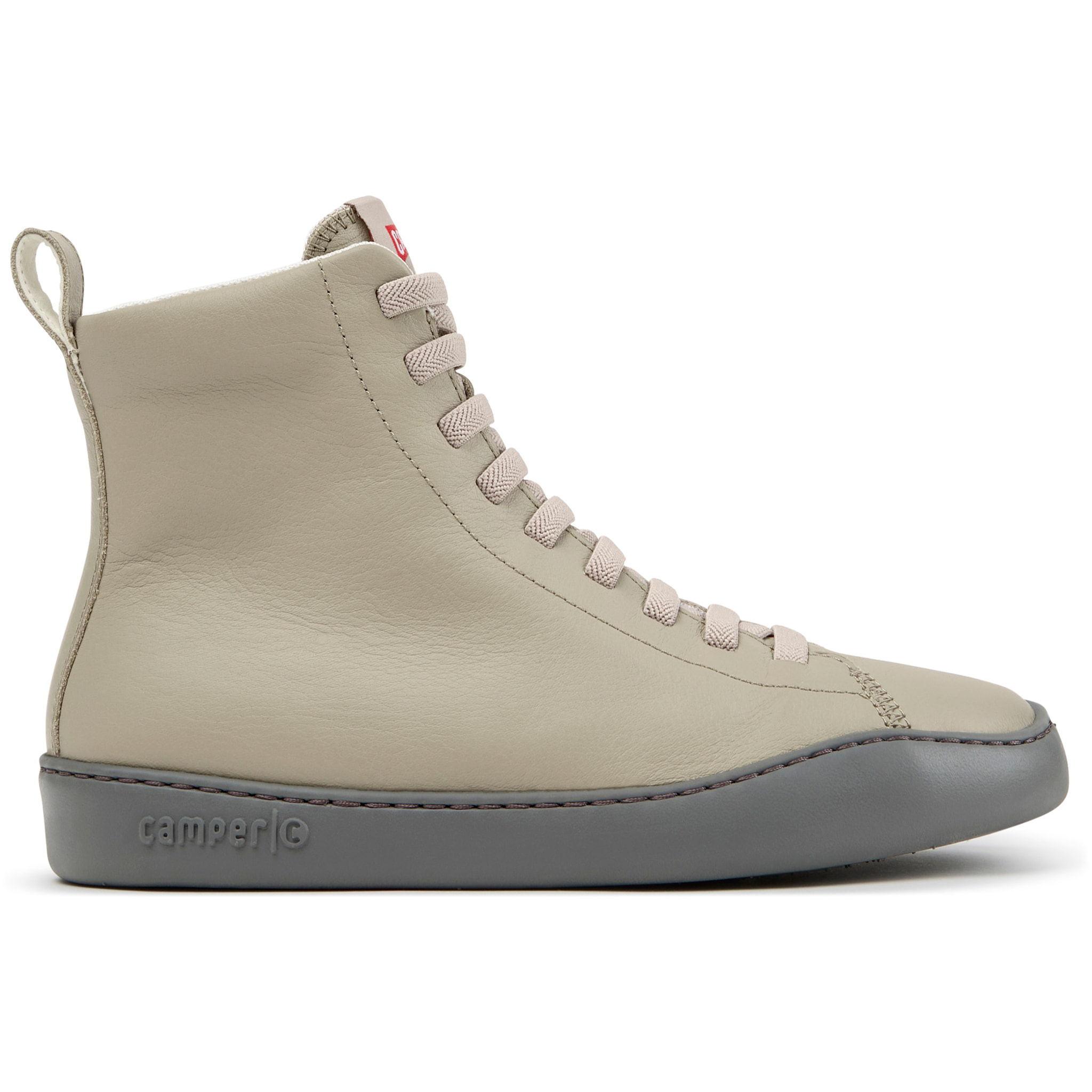 Sneaker-Bootie - CAMPER Peu Touring - Beige - Piel lisa