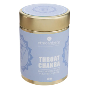 Bougie parfumée "Chakra" - chakra de la gorge - 200g