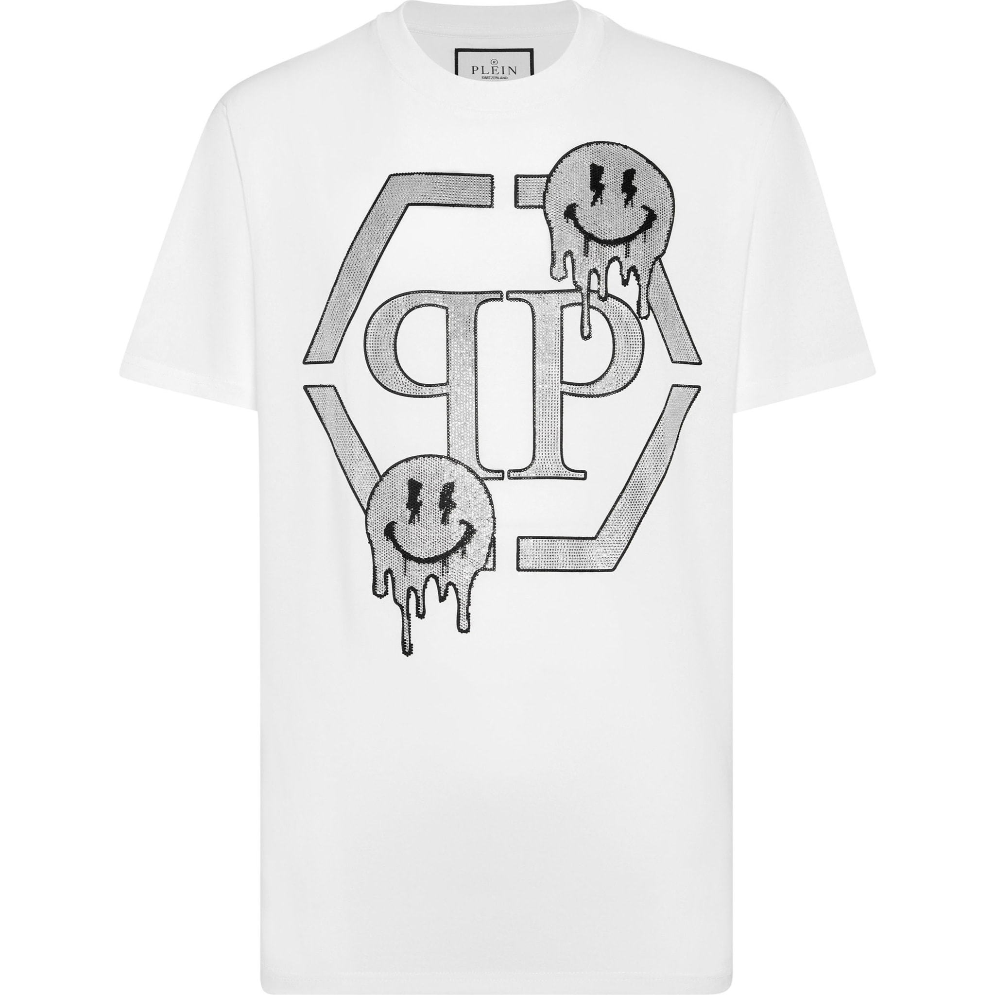 PHILIPP PLEIN Camiseta Cuello Redondo SMILE