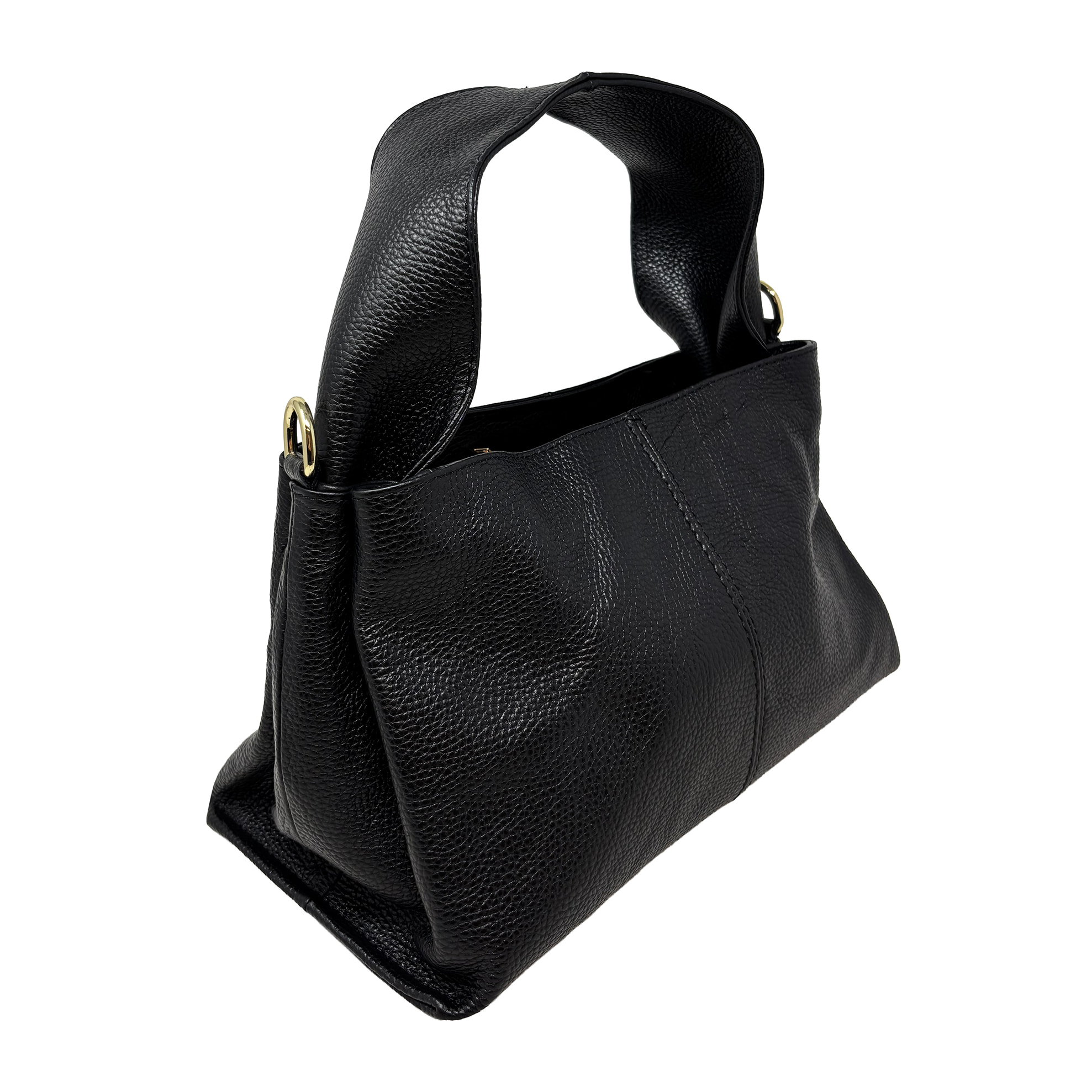Borsa a Mano in Vera Pelle Dollaro Made in Italy