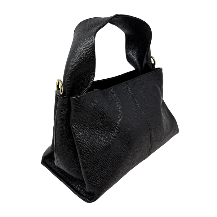 Borsa a Mano in Vera Pelle Dollaro Made in Italy