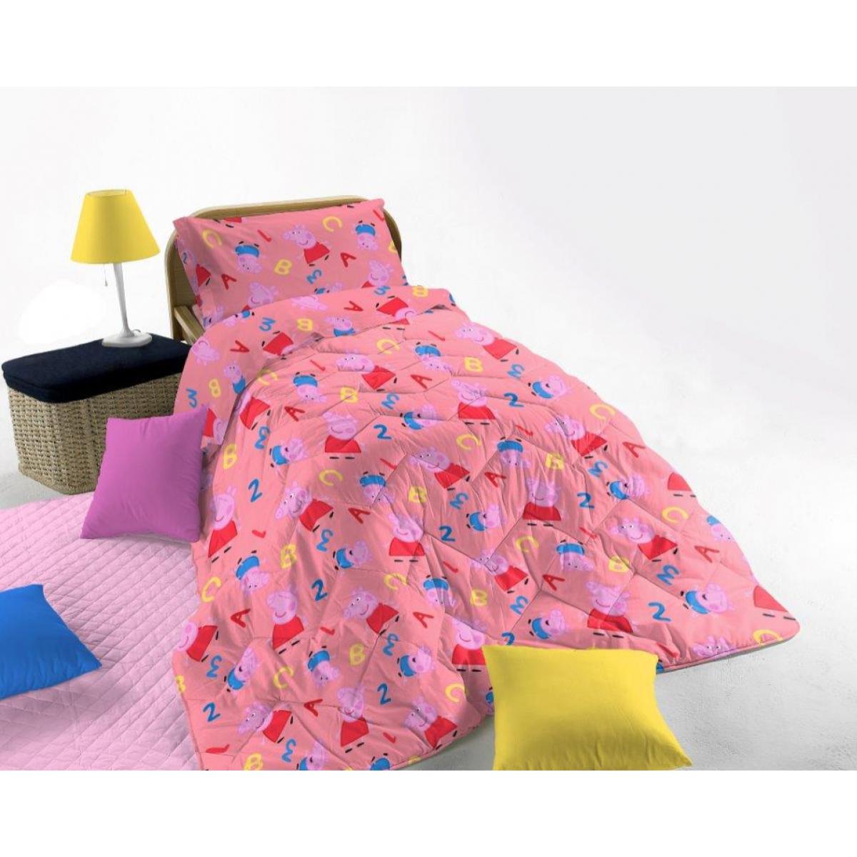 Peppa Pig Trapunta Invernale Letto Singolo Rosa Peppa Pig Multicolor